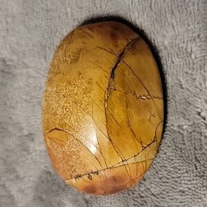 Picture Owyhee Jasper Palm Stone Satin Finish Natural Gemstone Crystal #2